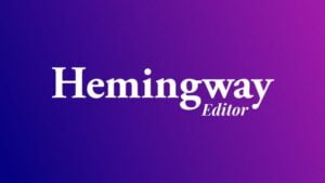 Hemingway editor image